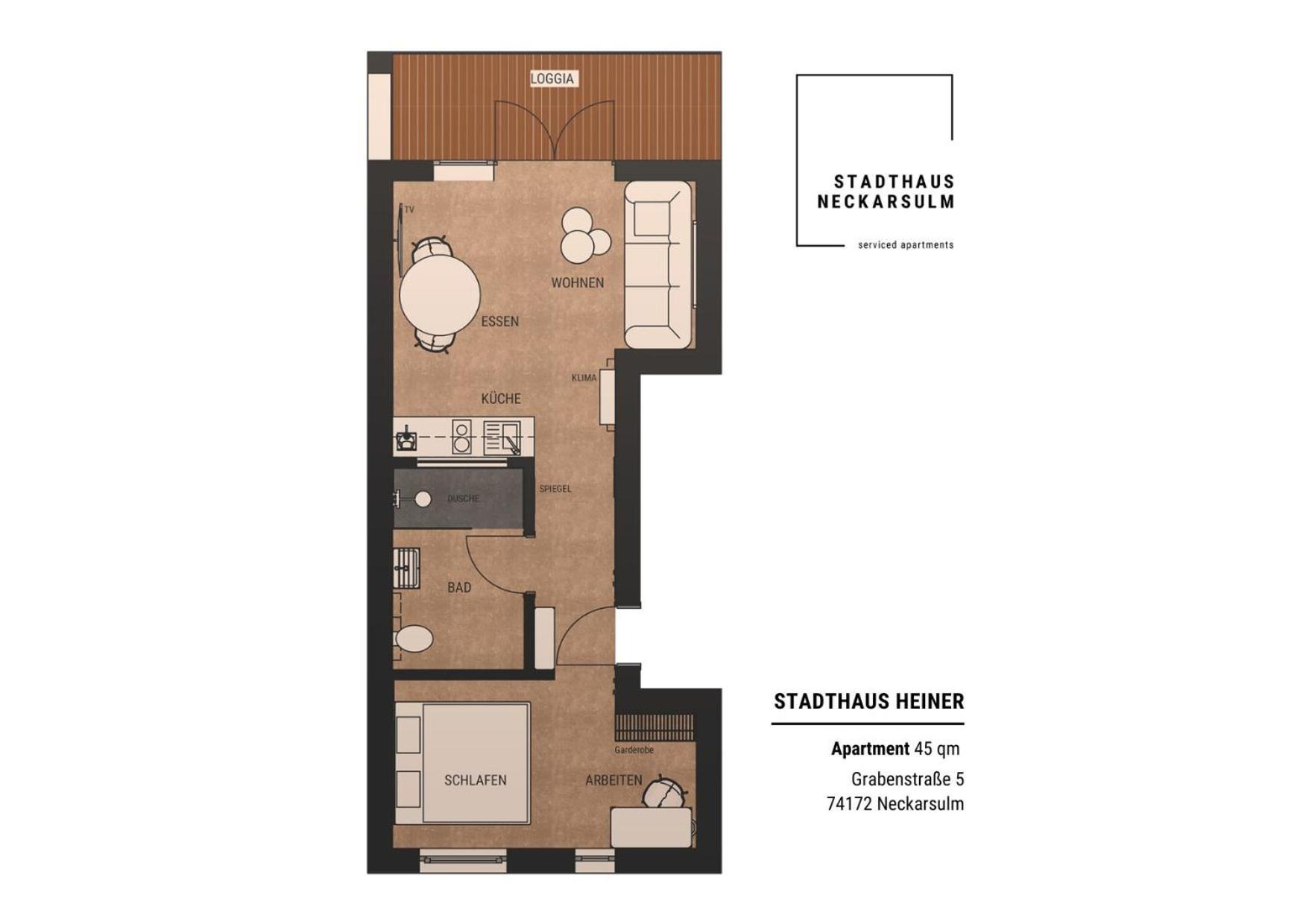 Stadthaus Neckarsulm Serviced Apartments - Stadthaus Heiner Extérieur photo