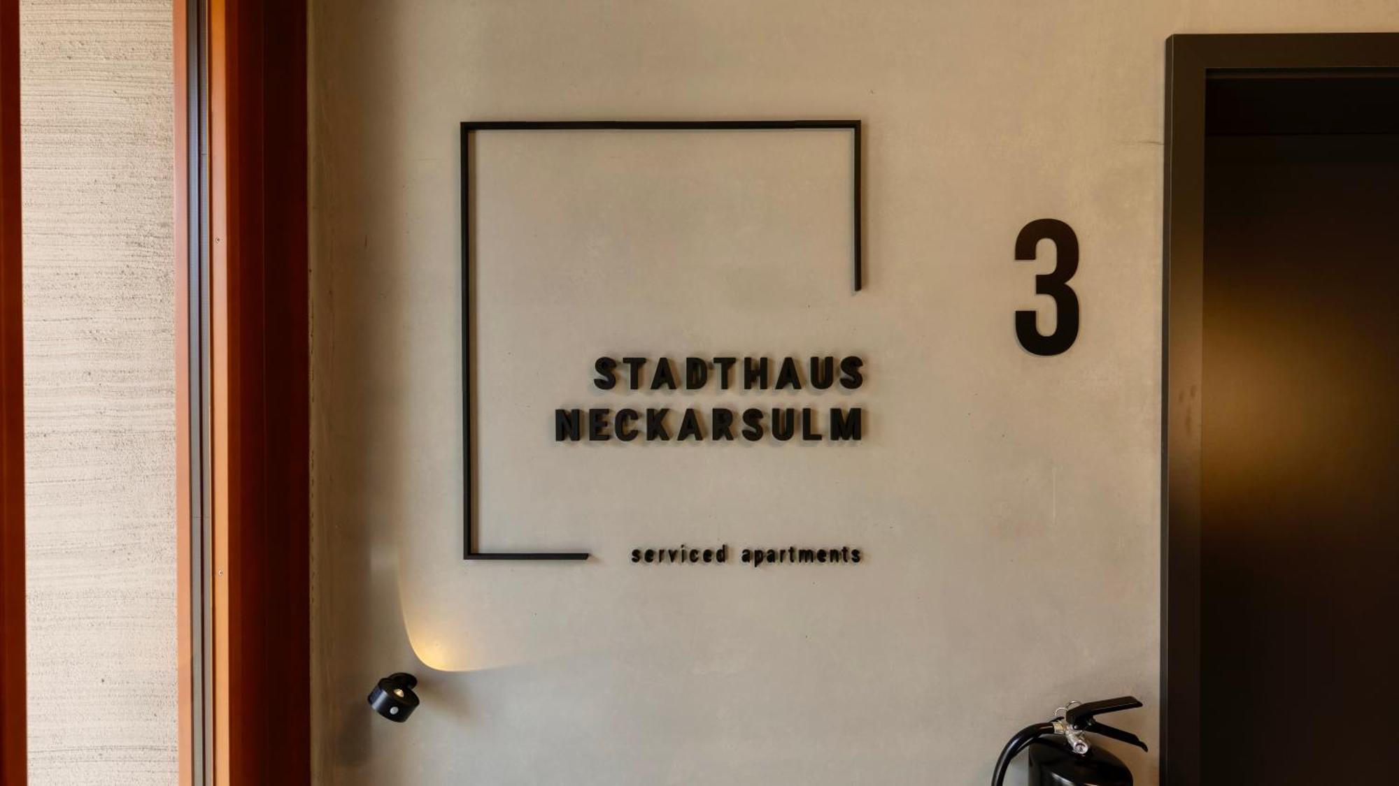 Stadthaus Neckarsulm Serviced Apartments - Stadthaus Heiner Extérieur photo